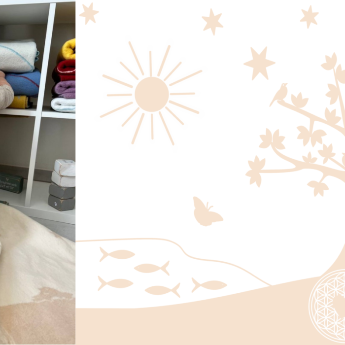 Biologisch katoenen babydeken, natuur/kaneel